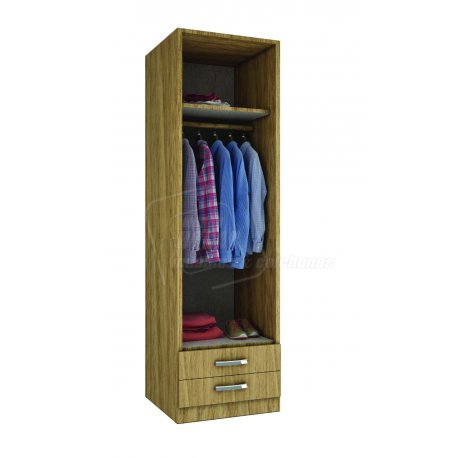 Placard - Organizador 2 Puertas 2 Cajones con LLAVE