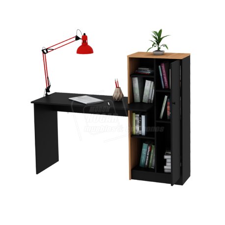 Escritorio con Biblioteca