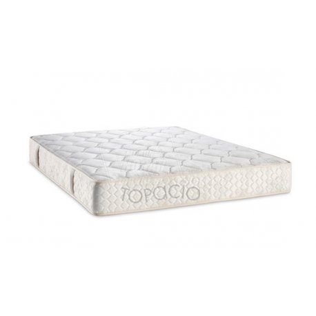 Colchón Topacio Marfil Alta Densidad 1 y 1/2 Plazas 100x190x22 Sensación ULTRA FIRME