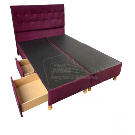 Sommier con 4 cajones 180x190/200
