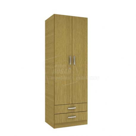Placard - Organizador 2 Puertas 2 Cajones con LLAVE