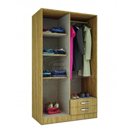 Placard 4 Puertas 2 Cajones con LLAVE
