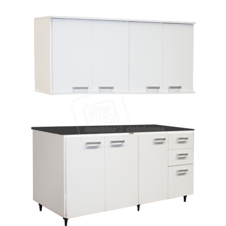 Conjunto de Cocina 160cm Platinum