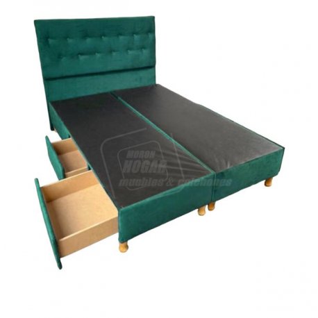 Sommier con 4 cajones 130x190