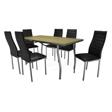Silla caño Vestida, Tela o Cuerina