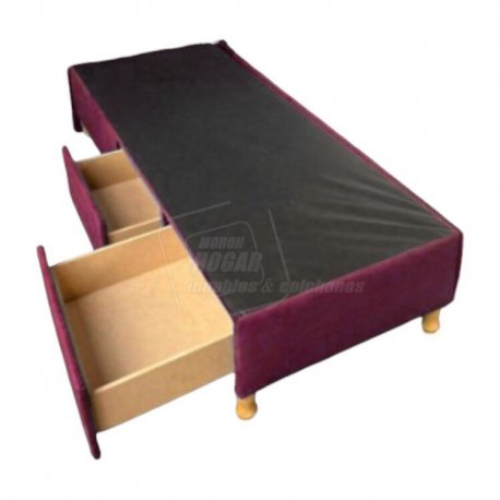 Sommier con 2 cajones 090x190