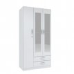 Placard 3 Puertas 2 Cajones LLAVE Y ESPEJO