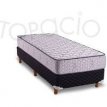 Colchon Y Sommier Topacio Esmeralda 1 Plaza y media 100x190x22 SENSACIÓN FIRME