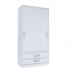 Placard 2 Puertas Corredizas 2 Cajones