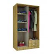 Placard 4 Puertas 2 Cajones con LLAVE