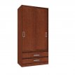 Placard 2 Puertas Corredizas 2 Cajones