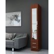 Placard Premium 1 puerta con ESPEJOS y CERRADURA