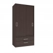 Placard 2 Puertas Corredizas 2 Cajones